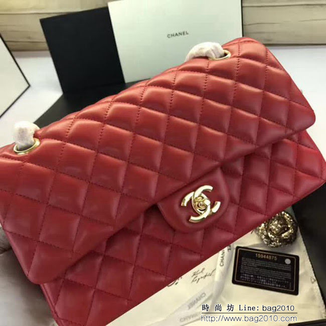 香奈兒CHANEL 原單精品升級版A1112進口小羊皮 金銀鏈條單肩斜挎包 DSC1419